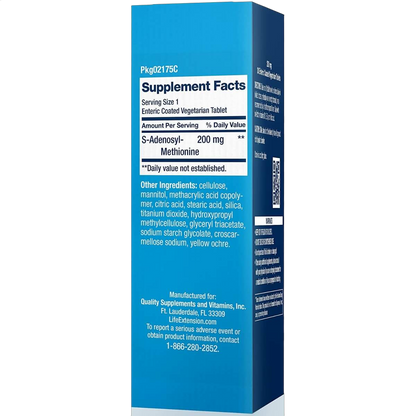 SAMe, 200mg, 30 enteric-coated Tablets