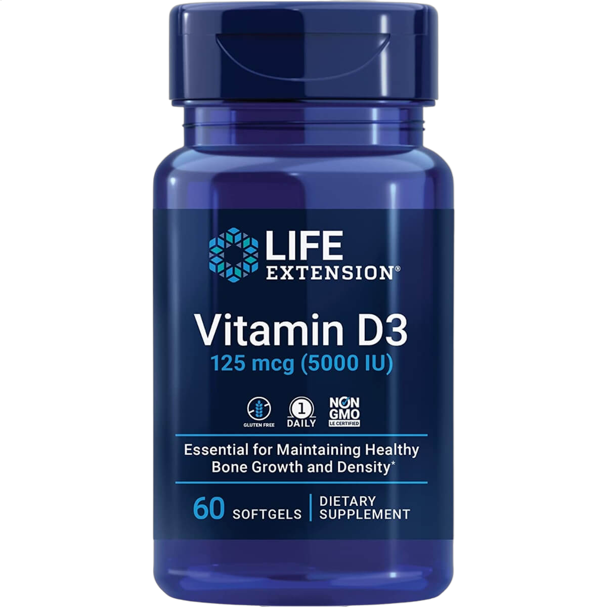 Vitamin D3, 125mg (5000IU)