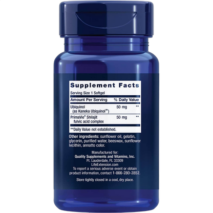 Super Ubiquinol CoQ10 with Enhanced Mitochondrial Support, 50mg