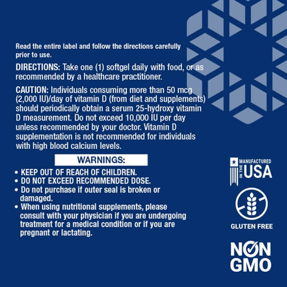 Vitamin D3, 175mg (7000IU)