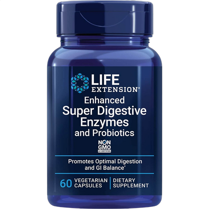 Enhanced Super Digestive Enzymes and Probiotics