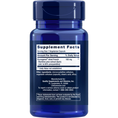 Pycnogenol, 100mg