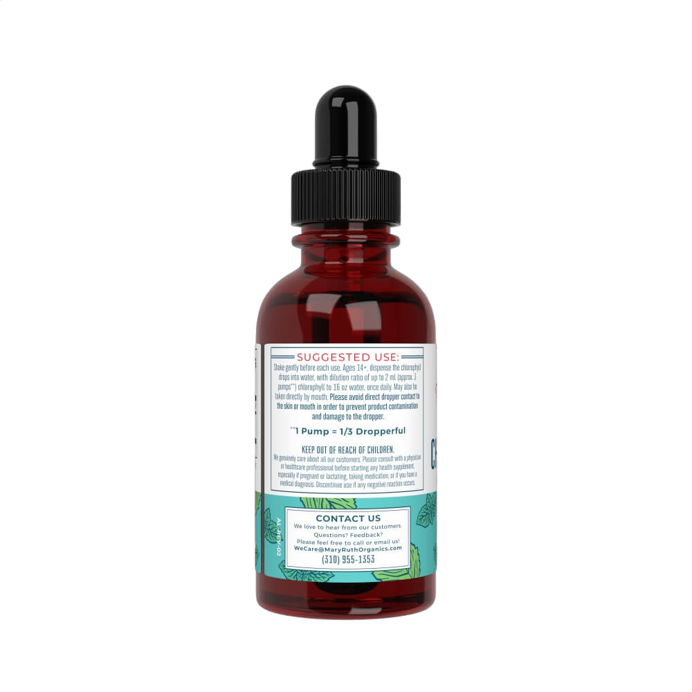 Chlorophyll Drops, Peppermint Flavour