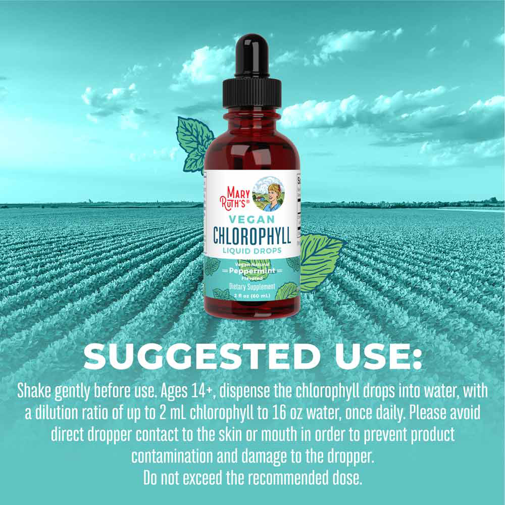 Chlorophyll Drops, Peppermint Flavour