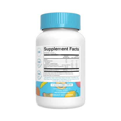 Vitamin D3+K2 Calcium, Peach, Mango & Apricot Flavour