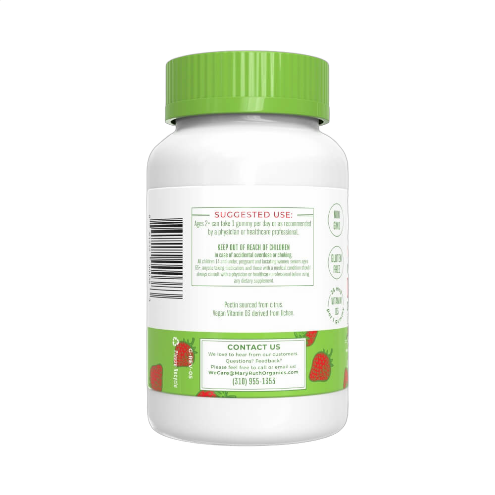 Vitamin D3+B12, Strawberry Flavour
