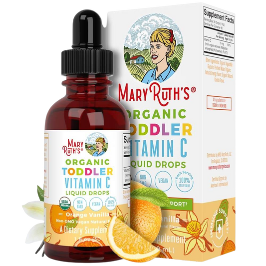 Toddler Vitamin C Drops, Orange Vanilla Flavour