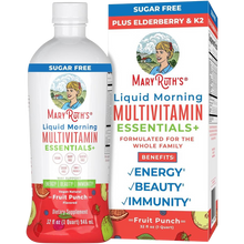 Liquid Morning Multivitamin Essentials+, Fruit Punch