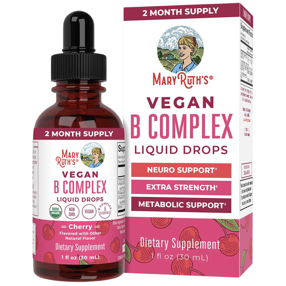 Vitamin B Complex Drops, Cherry Flavour