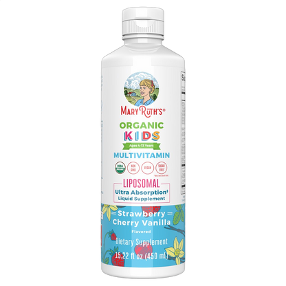 Liquid Kids Multivitamin Liposomal, Strawberry, Cherry & Vanilla Flavour