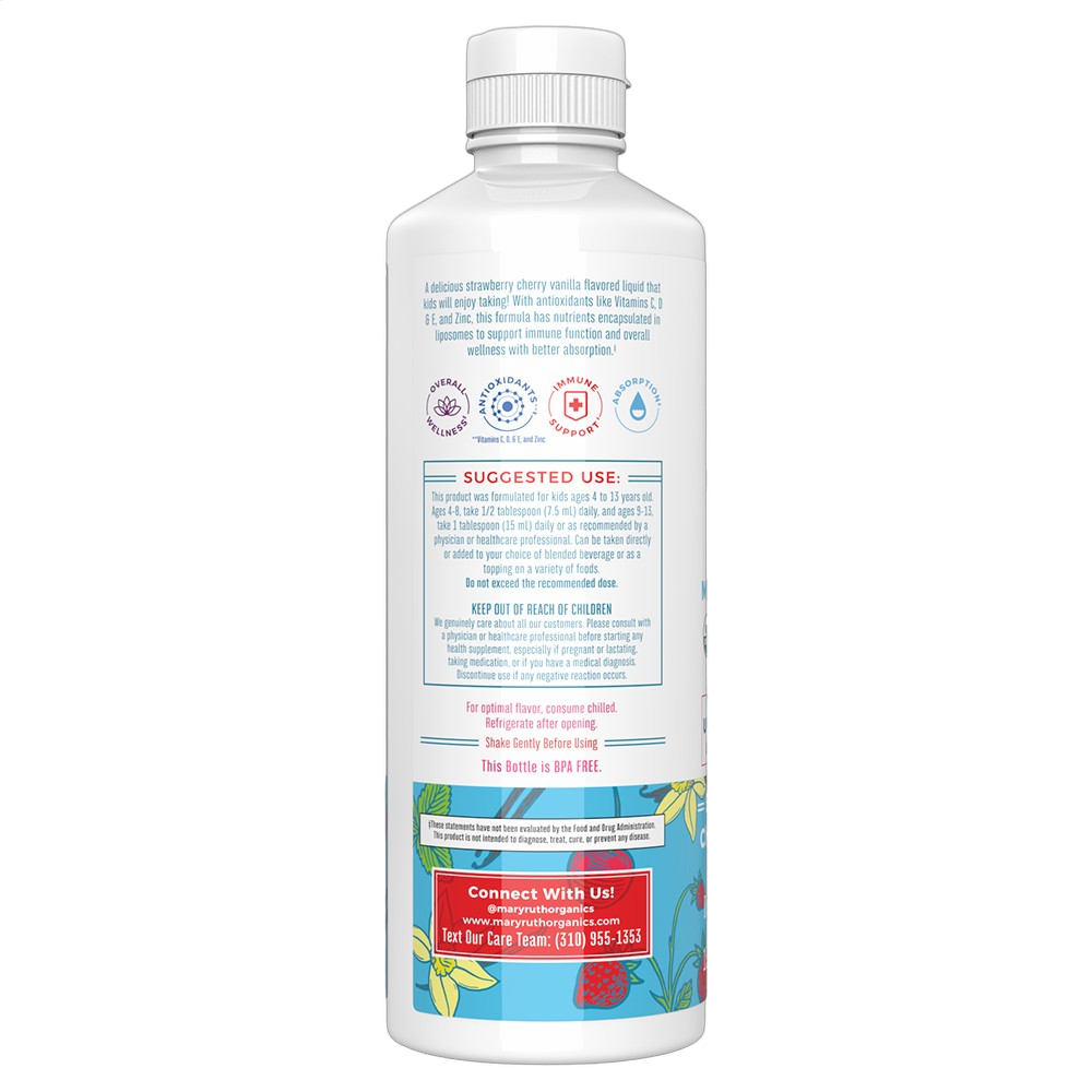 Liquid Kids Multivitamin Liposomal, Strawberry, Cherry & Vanilla Flavour
