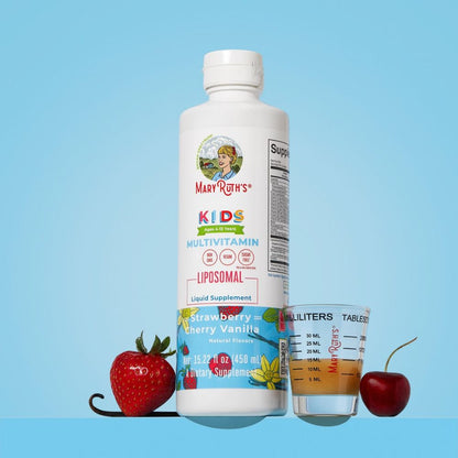 Liquid Kids Multivitamin Liposomal, Strawberry, Cherry & Vanilla Flavour