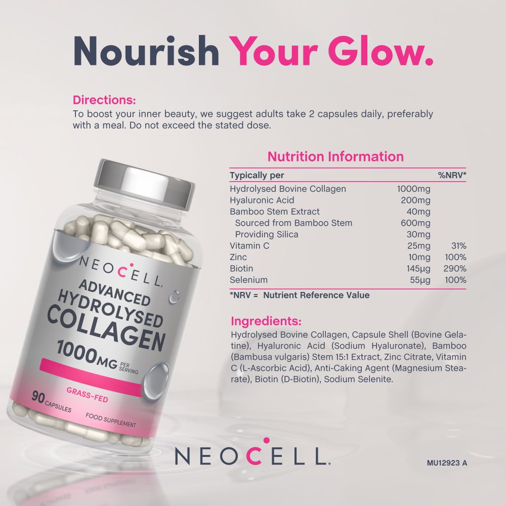 Advanced Hydrolysed Collagen, 1000mg