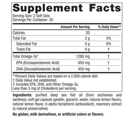 Ultimate Omega, 1280mg
