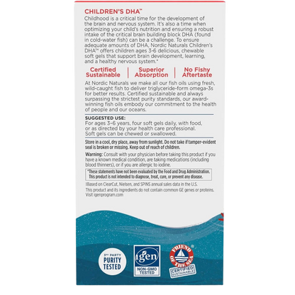 Children's DHA, 250mg Omega-3, Strawberry Flavour