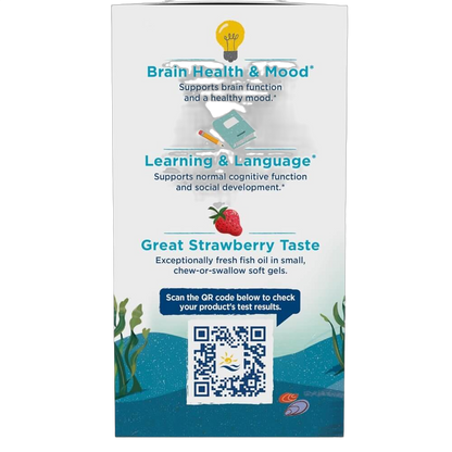 Ultimate Omega-3 Junior, 680mg, Strawberry Flavour