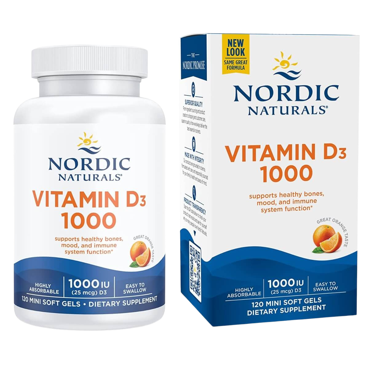 Vitamin D3, 1000iu, Orange Flavour