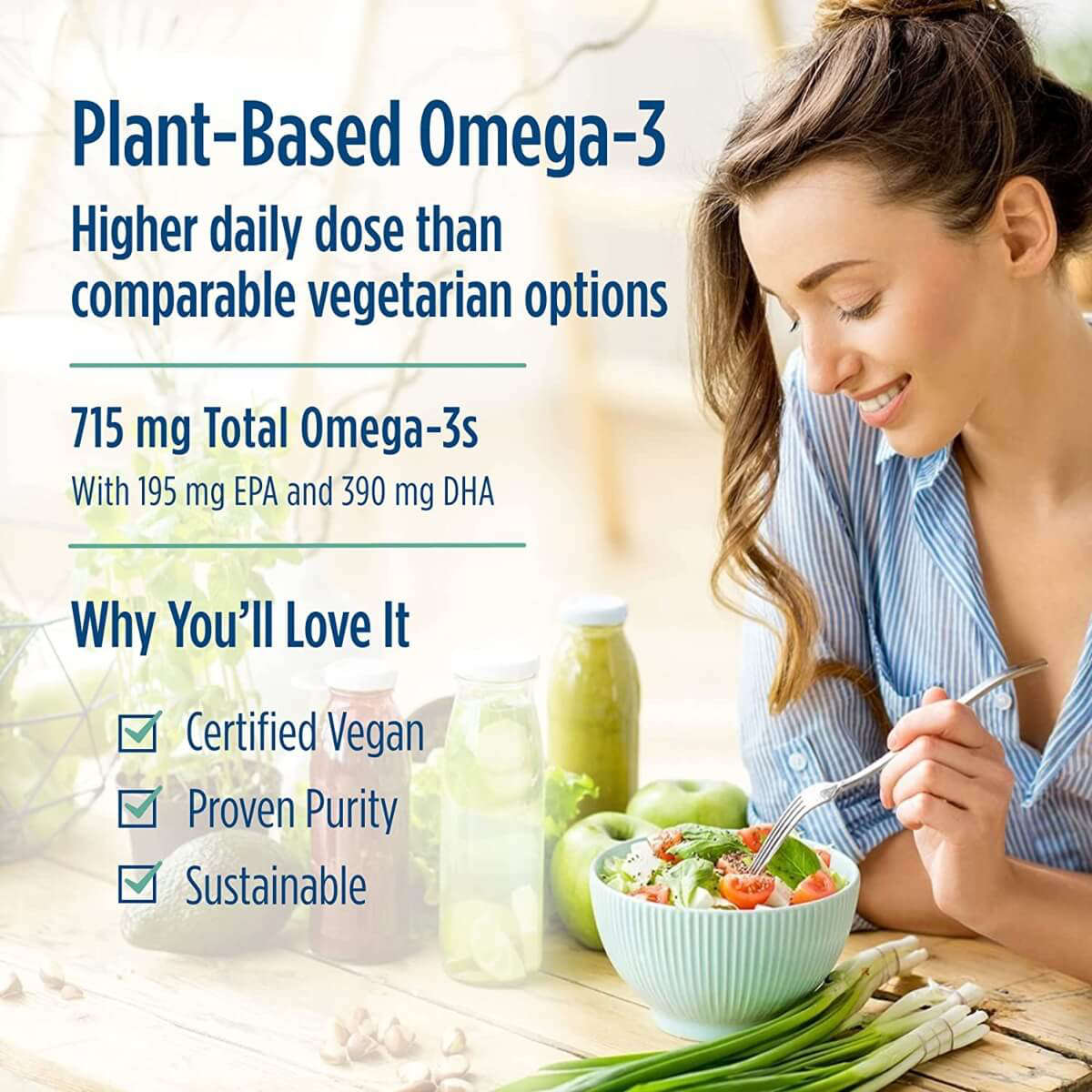 Algae Omega-3, 715mg