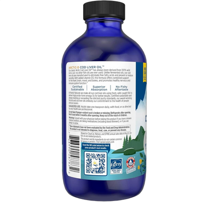 Arctic-D Cod Liver Oil, 1060mg Omega-3, Lemon Flavour