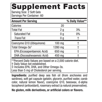 Ultimate Omega, 1280mg + CoQ10