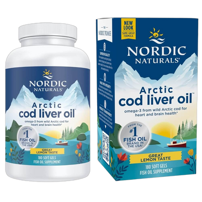 Arctic Cod Liver Oil, 750mg Omega-3, Lemon Flavour