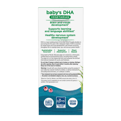 Baby's DHA Vegetarian, 1050mg Omega-3