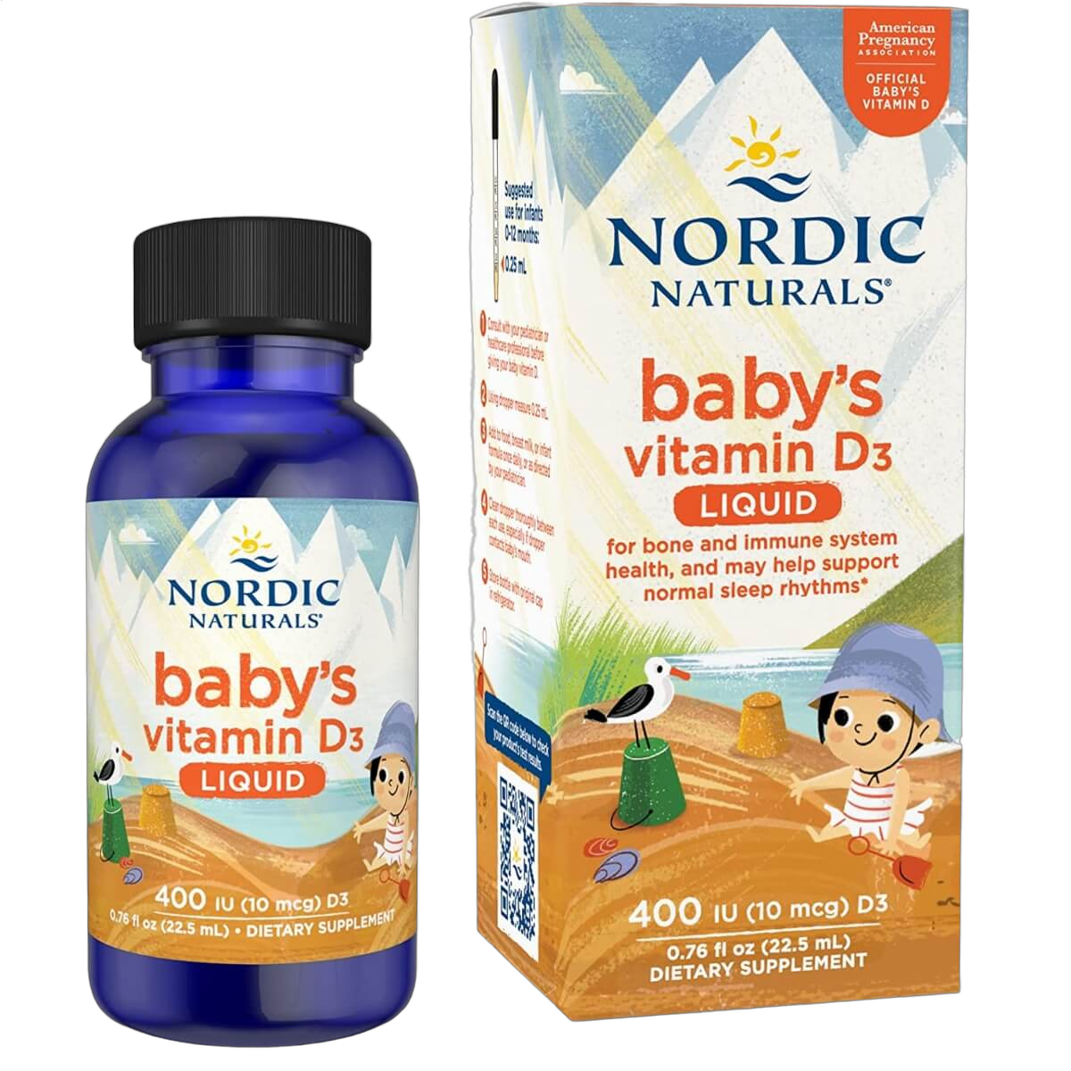 Baby's Vitamin D3, 400iu