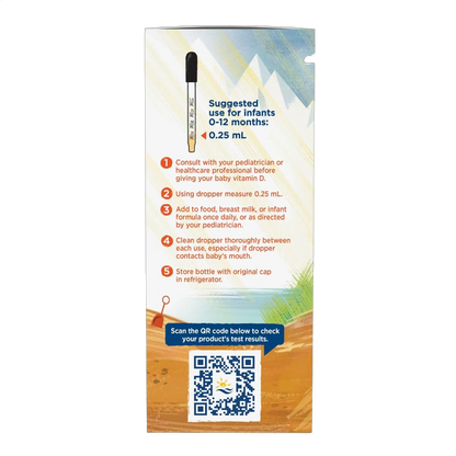 Baby's Vitamin D3, 400iu