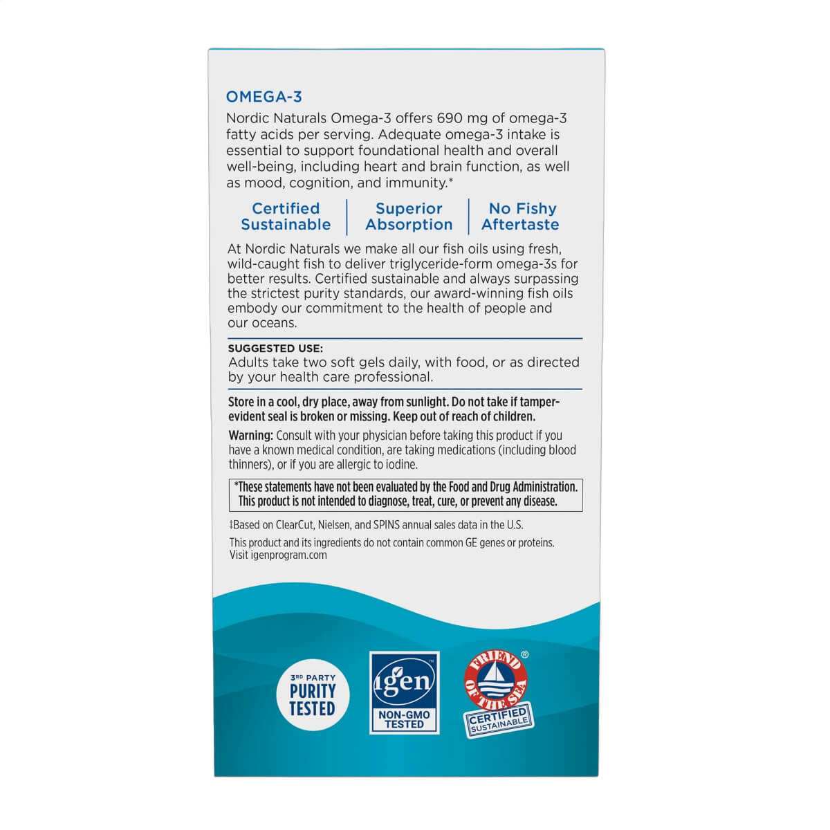 Omega-3, 690mg, Lemon Flavour