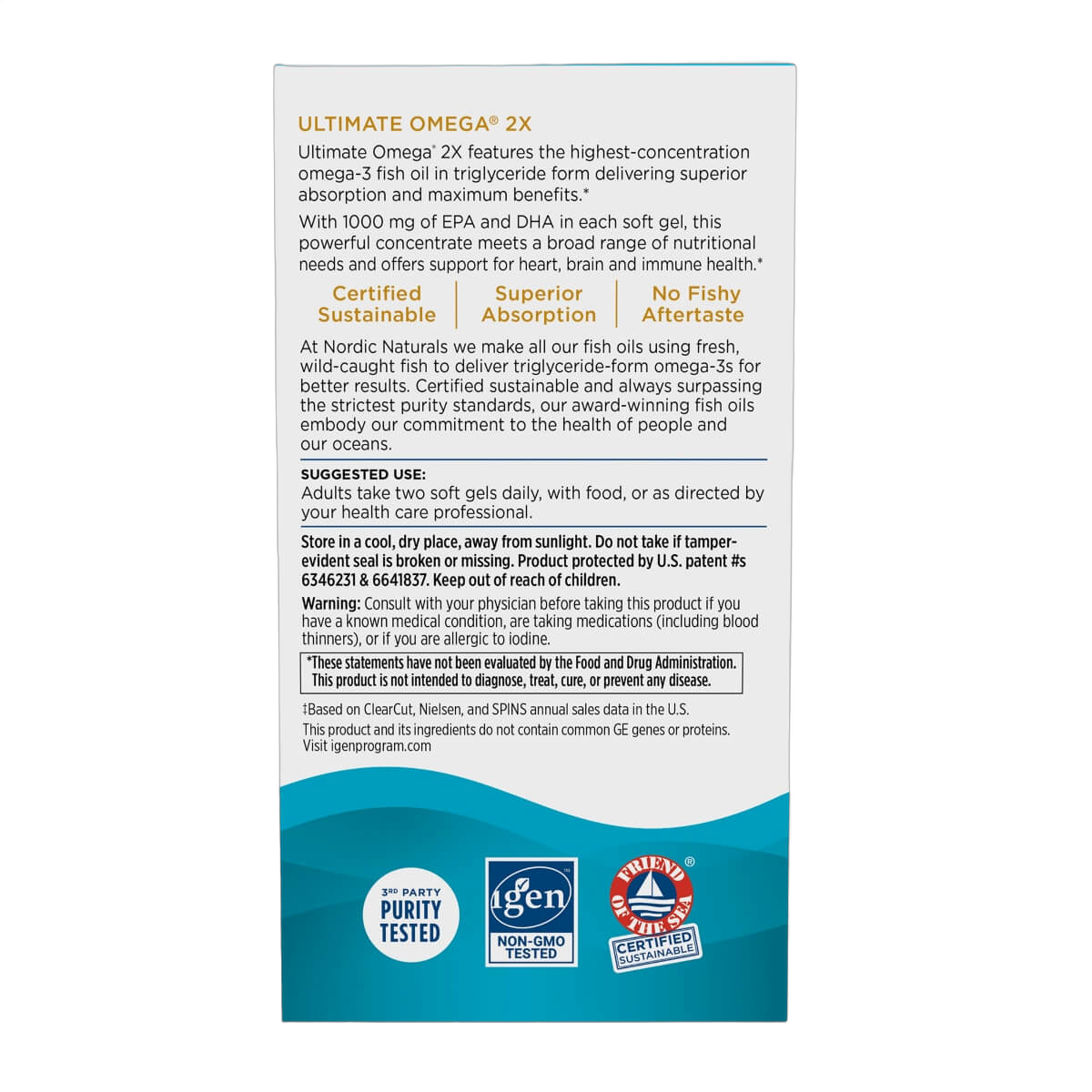 Ultimate Omega 2X, 2150mg, Lemon Flavour