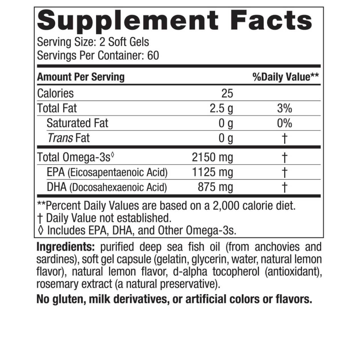 Ultimate Omega 2X, 2150mg, Lemon Flavour