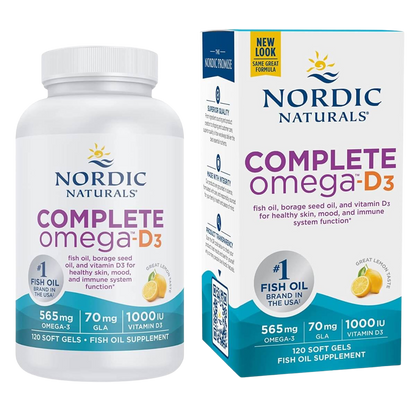 Complete Omega-D3, Lemon Flavour