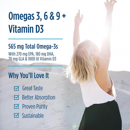 Complete Omega-D3, Lemon Flavour