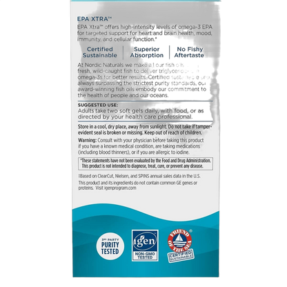 EPA Xtra, 1640mg Omega-3, Lemon Flavour