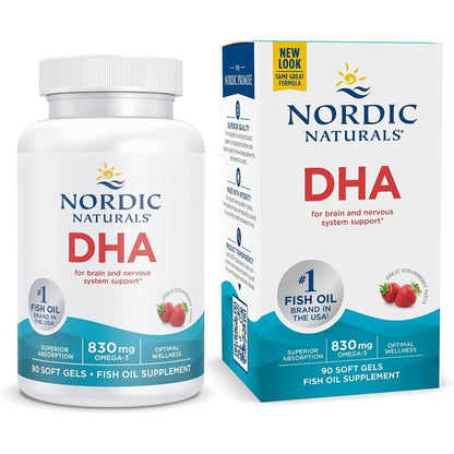 DHA, 830mg, Strawberry Flavour