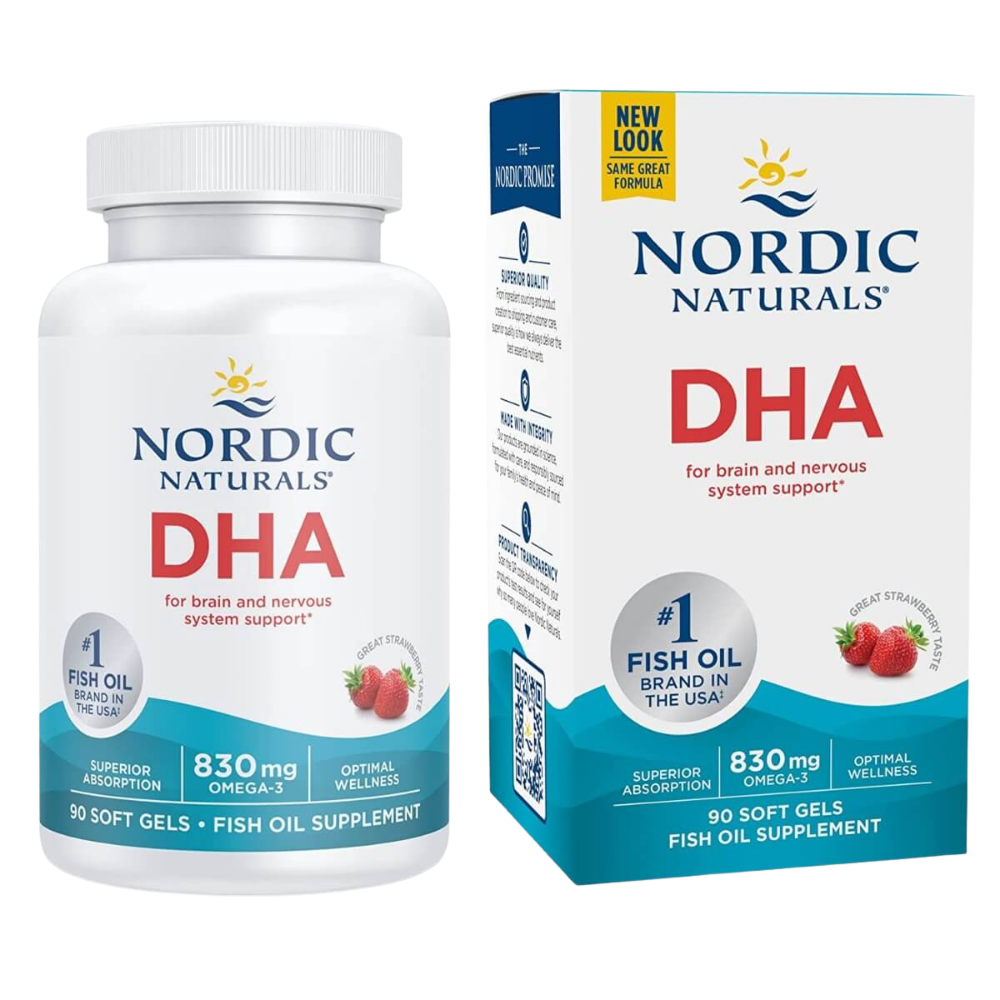 DHA, 830mg, Strawberry Flavour