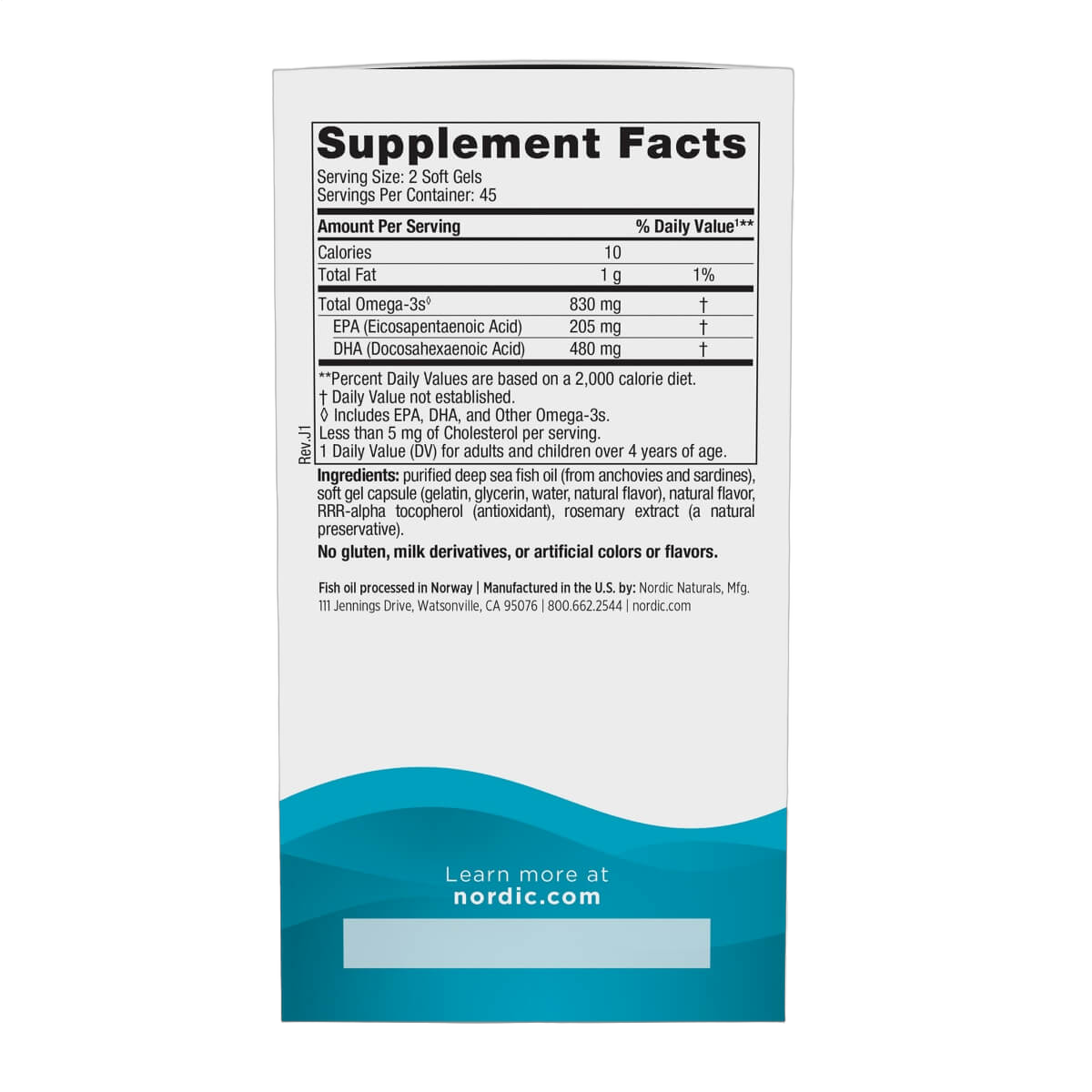 DHA, 830mg, Strawberry Flavour