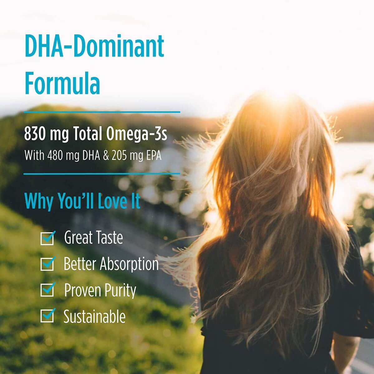 DHA, 830mg, Strawberry Flavour