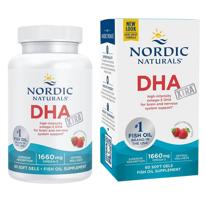 DHA Xtra, 1660mg, Strawberry Flavour