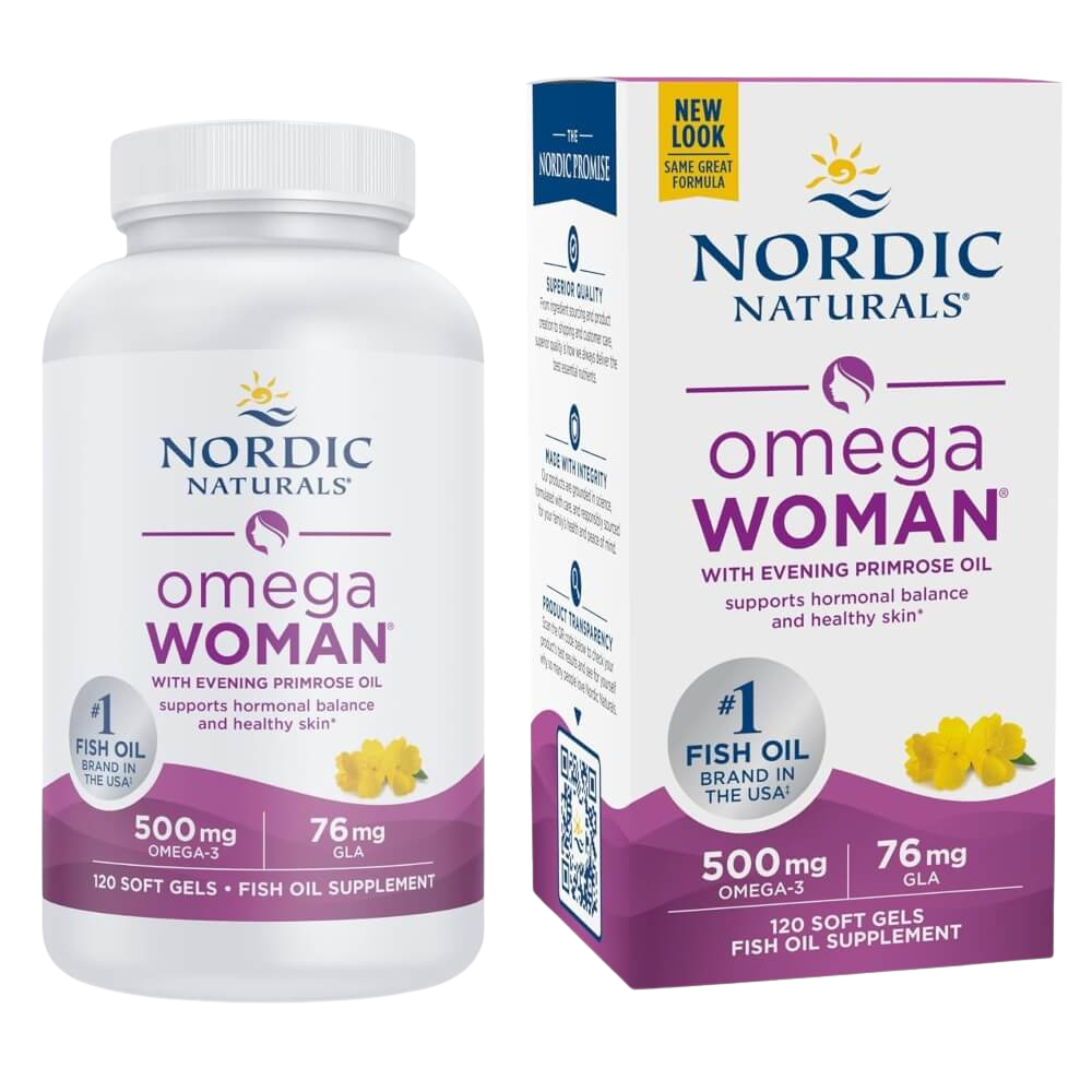 Omega Women with Evening Primrose Oil, Lemon Flavour