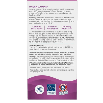 Omega Women with Evening Primrose Oil, Lemon Flavour