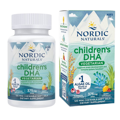 Children's DHA Vegetarian, 375mg, Berry Lemonade Flavour