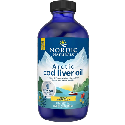 Arctic Cod Liver Oil, 1060mg, Lemon Flavour