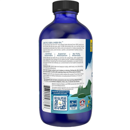 Arctic Cod Liver Oil, 1060mg, Lemon Flavour
