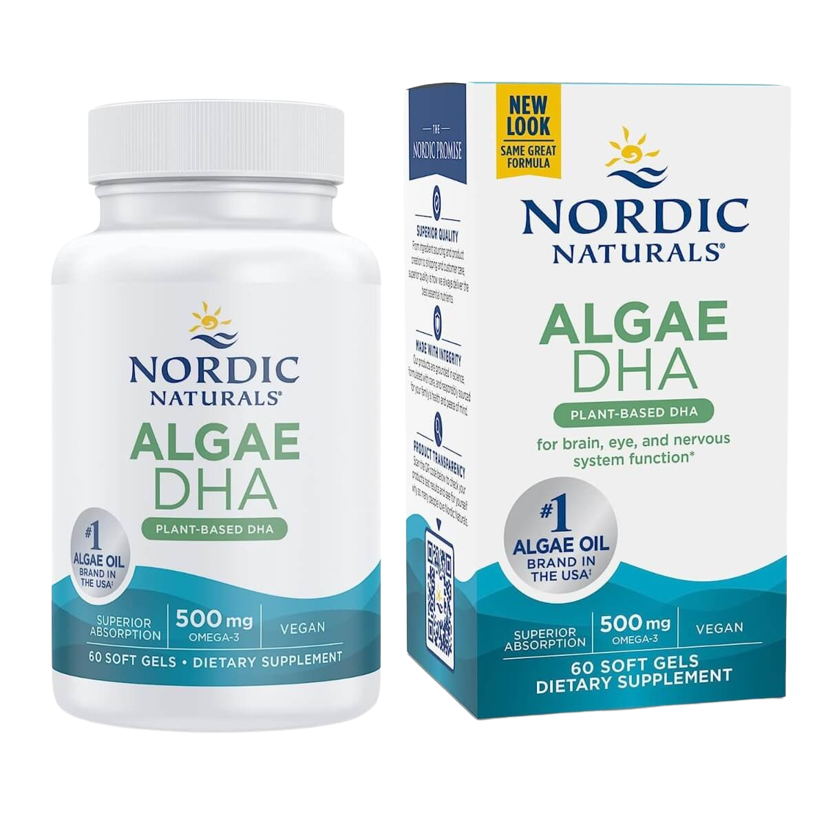 Algae DHA, 500mg