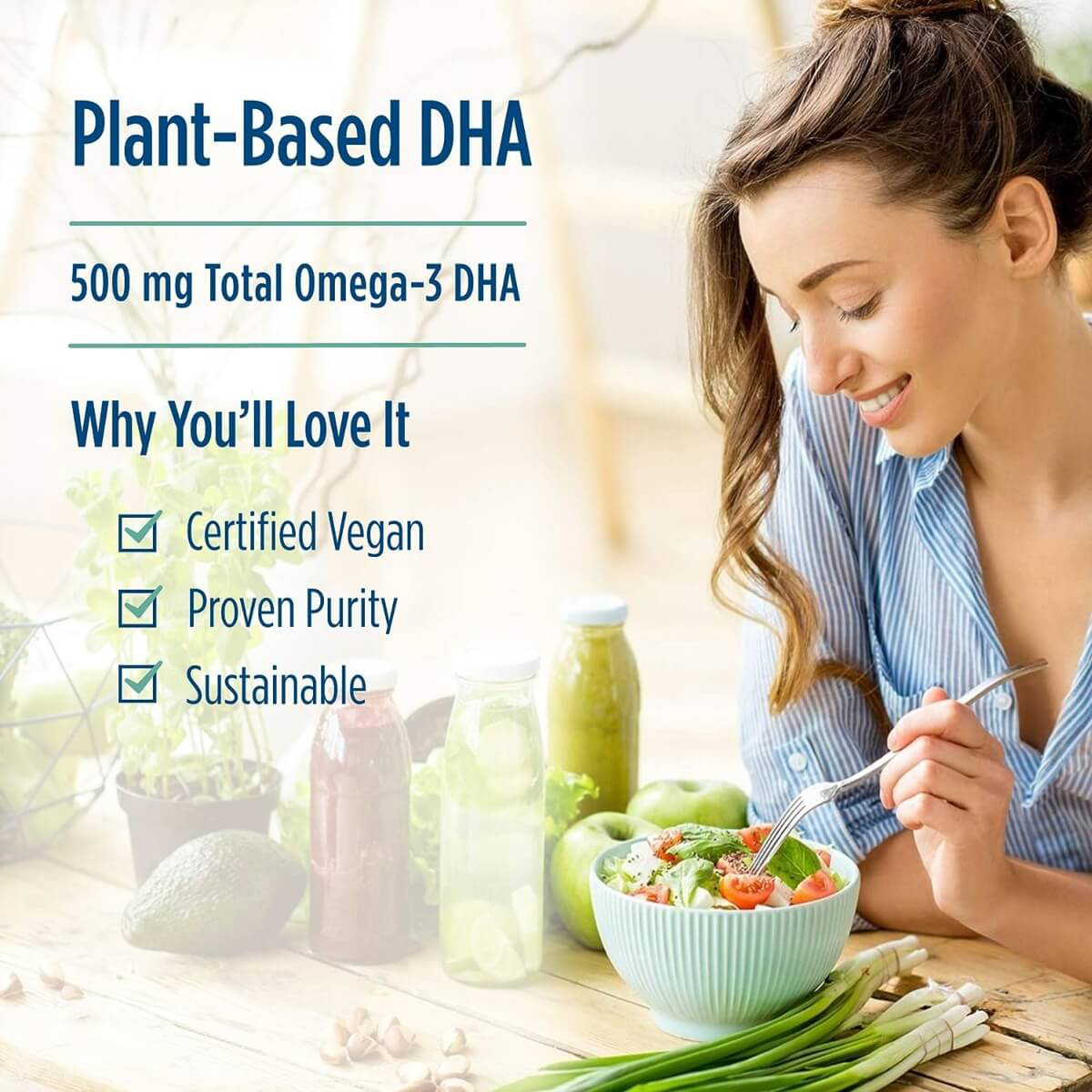 Algae DHA, 500mg