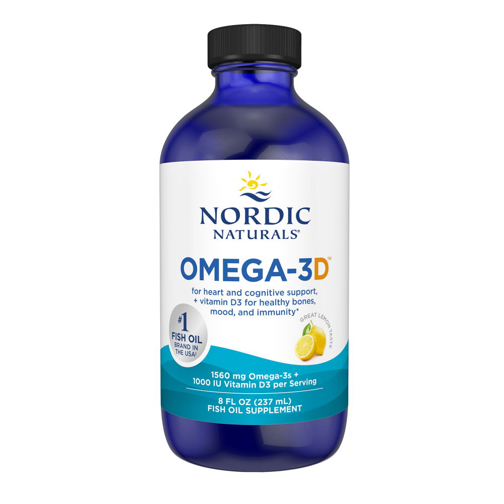 Omega-3D, 1560 mg Lemon Flavour