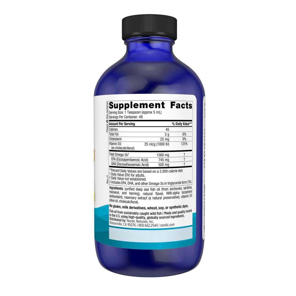 Omega-3D, 1560 mg Lemon Flavour