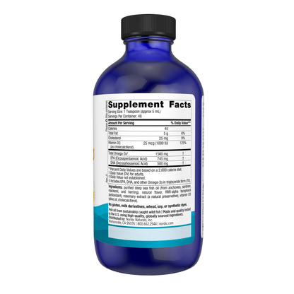 Omega-3D, 1560 mg Lemon Flavour