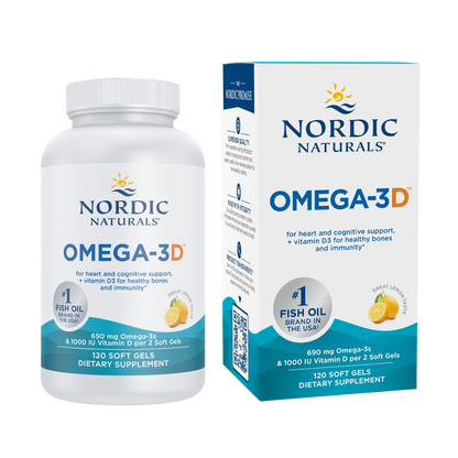 Omega-3D, 690mg & 1000IU